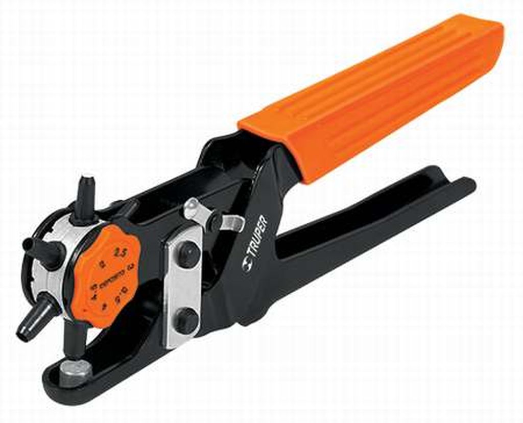 Pinza sacabocados 9' mango de PVC, Truper PSA-9, 17340