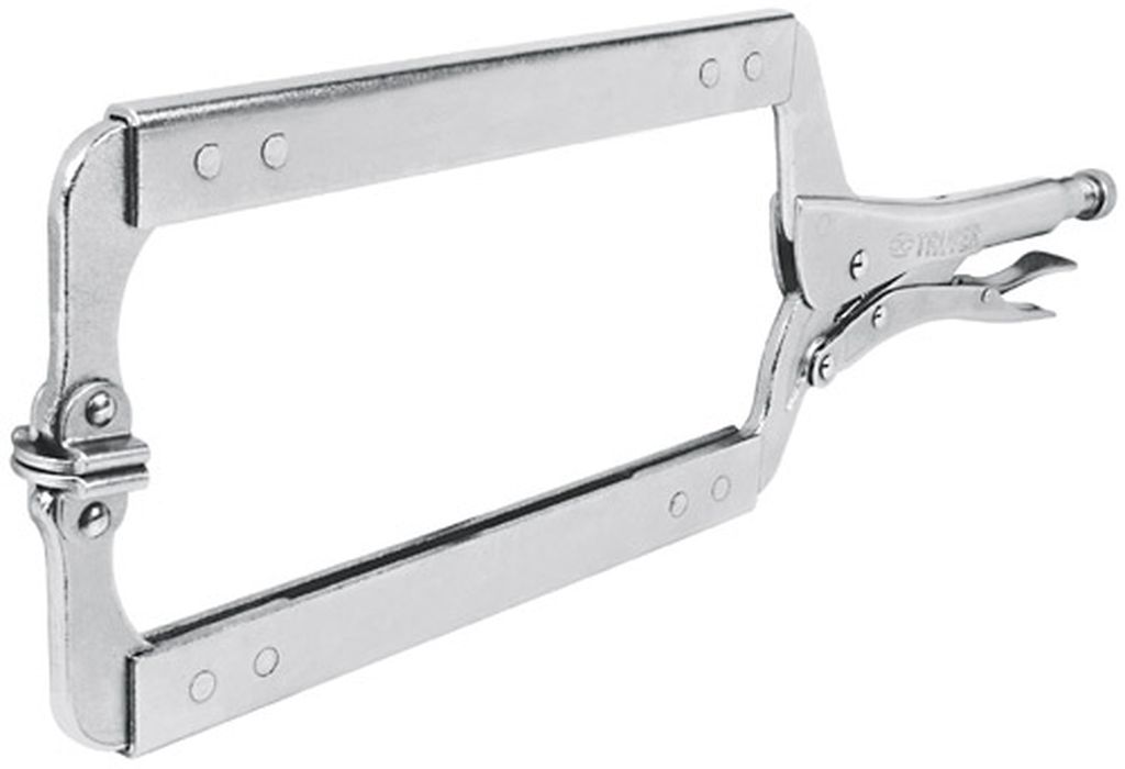 Pinza de presión 11' tipo 'C' con mordaza autoajustable PPC-11R, 17427