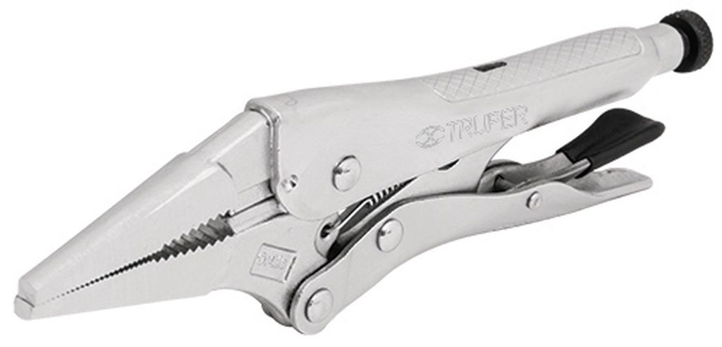 Pinza de presión 4', punta larga, Truper PPT-4PL, 17434