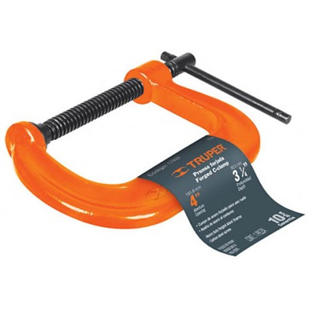 Prensa 6' forjada en acero, uso industrial, Truper PTF-6, 17656