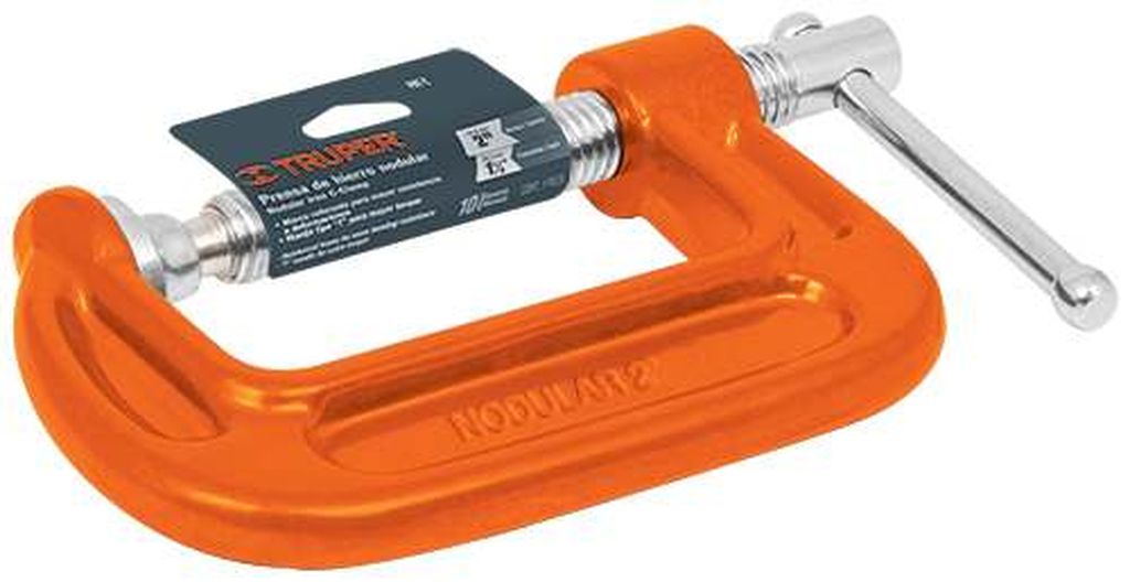 Prensa 2' de hierro nodular para carpintería, Truper PNT-2, 17659