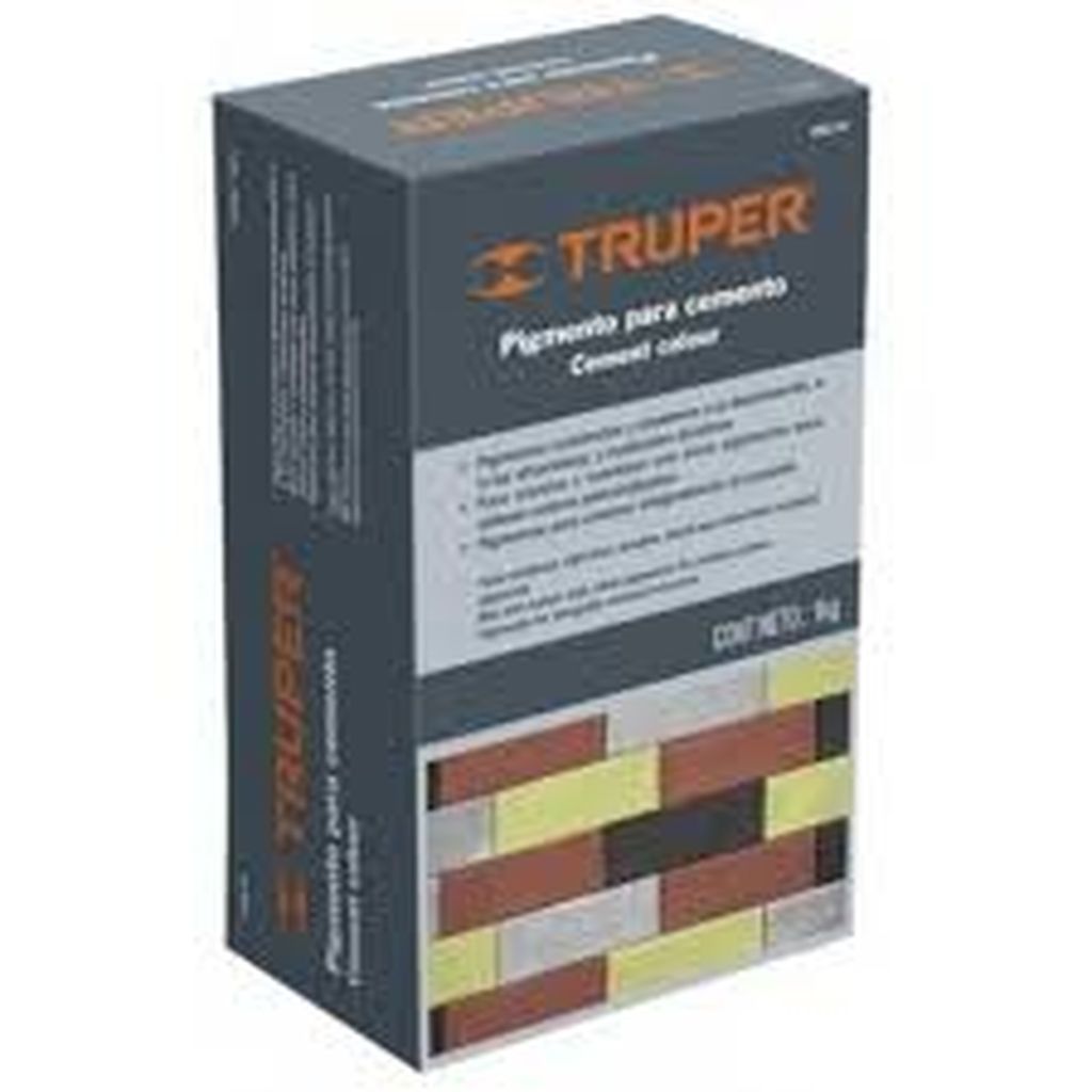 Pigmento rojo óxido para cemento, 1 kg, Truper PICE-12, 18074