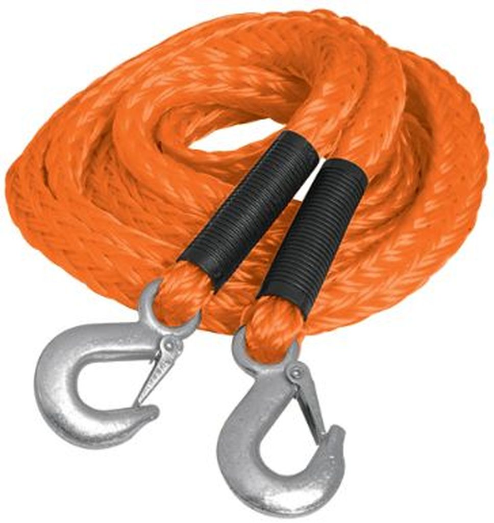 Cuerda para remolque con ganchos 5/8' x 3.5 m, Truper CREM-5/8X35, 18345