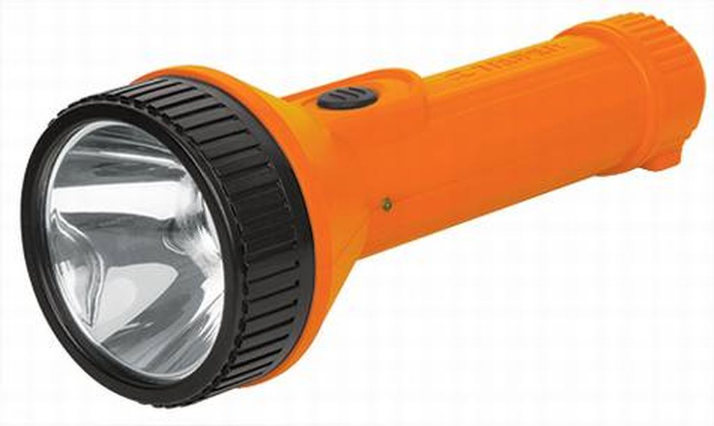 Linterna plástica 1 LED 200 lm recargable, Truper LILE-11T, 19847