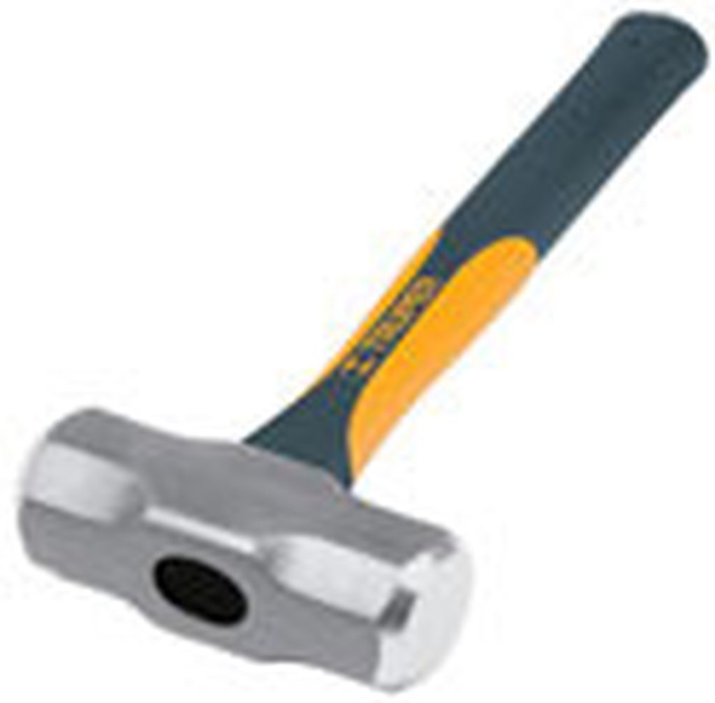 Marro octagonal 3 lb, mango de fibra de vidrio 14', Truper MD-3F, 19883