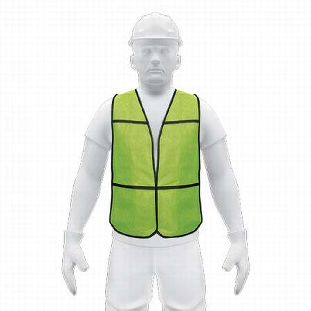 Chaleco de seguridad, uso de día, verde, Pretul CHS-100V, 21024