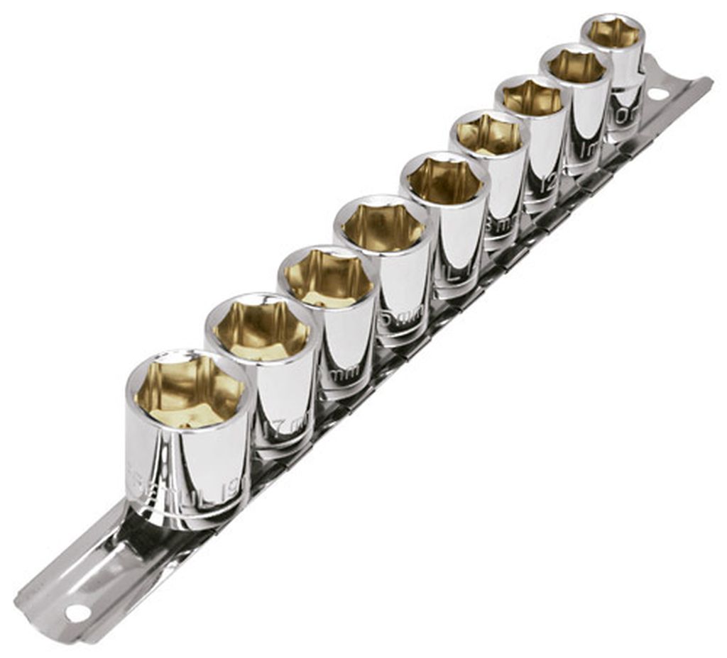Juego de 9 dados cuadro 3/8' std, Pretul JD-3/8X10SAE-P, 21185