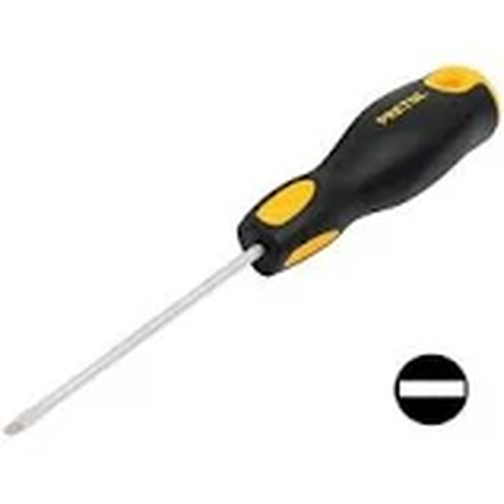 Desarmador plano 3/16 x 3' mango Comfort Grip, Pretul DR-3/16X3BP, 21478