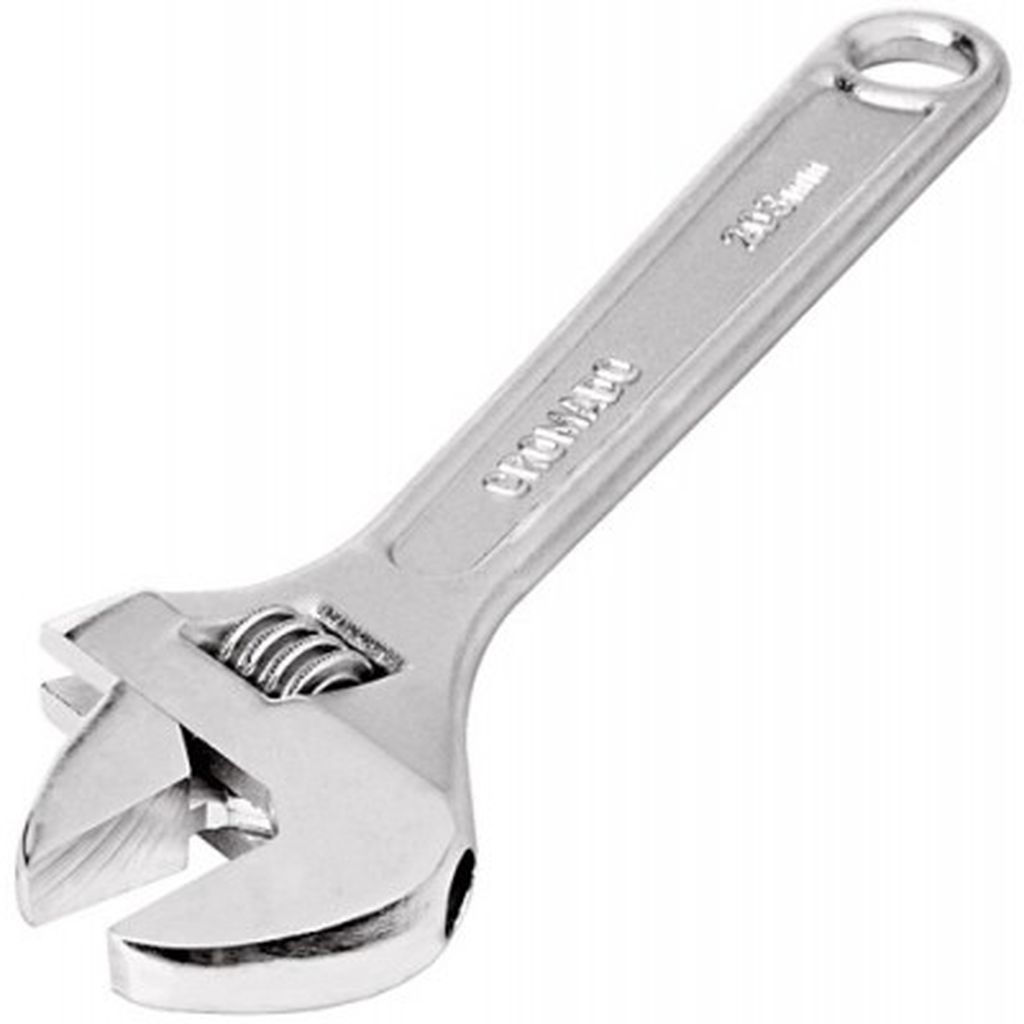 Llave ajustable (perico) 12' cromada, Pretul PET-12P, 21817