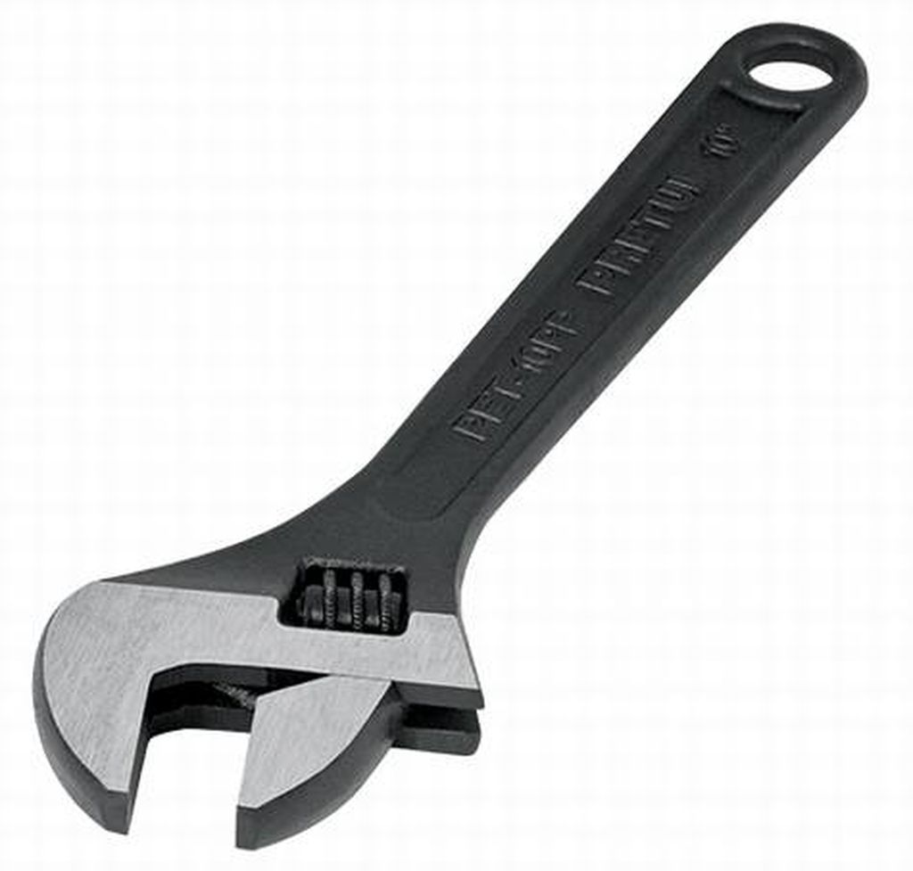 Llave ajustable (perico) 10' pavonada, Pretul PET-10PP, 21824