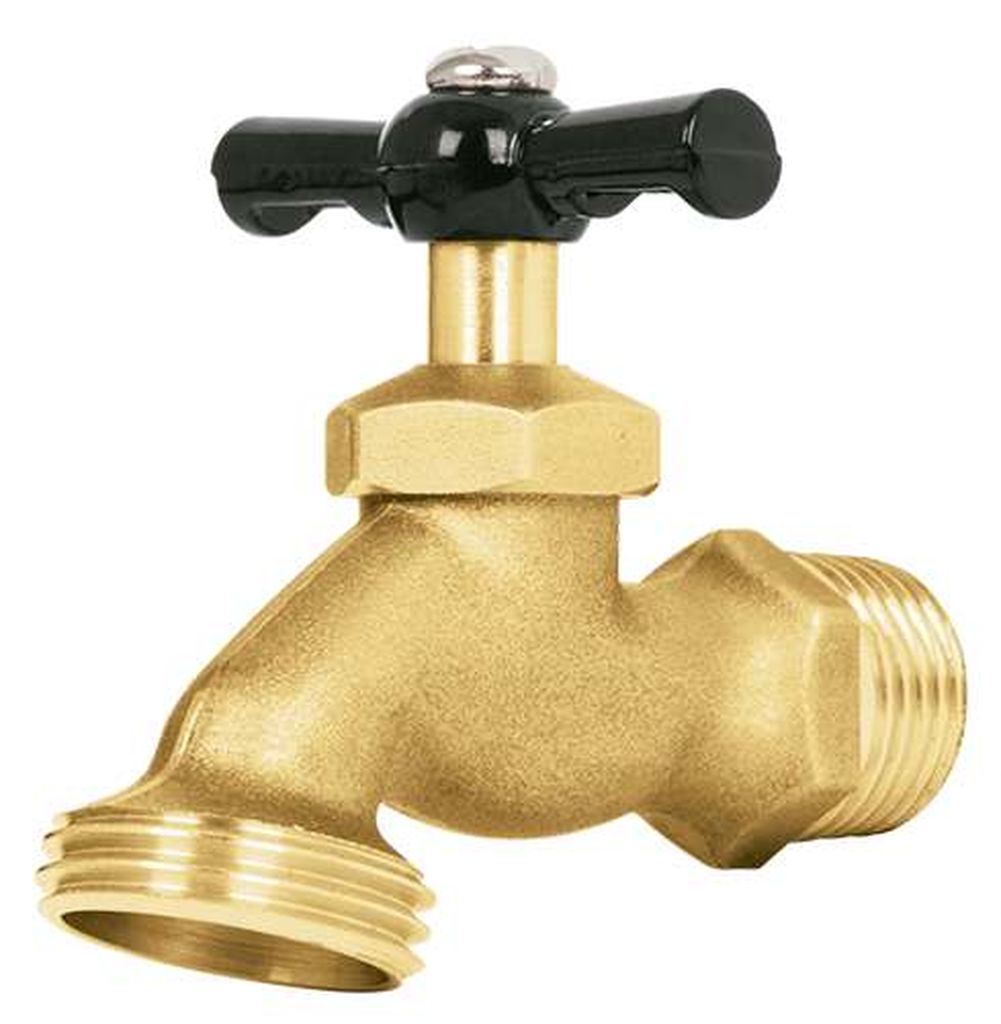 Llave para manguera, de latón, 100 g, entrada 1/2', Pretul LL-JAR-P, 22146