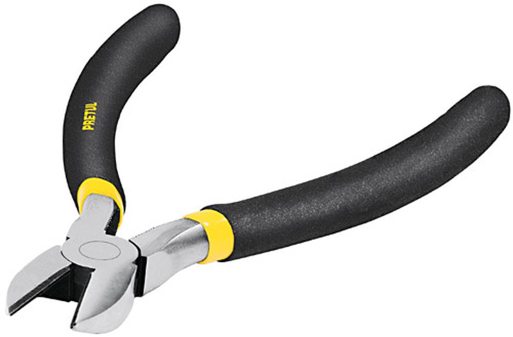 Pinza de corte diagonal 6' mango de vinil, Pretul PCD-6P, 22636