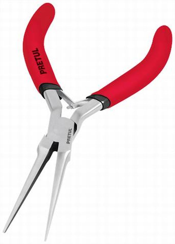 Mini pinza de punta de aguja 6', Pretul PMP-PA4, 22665