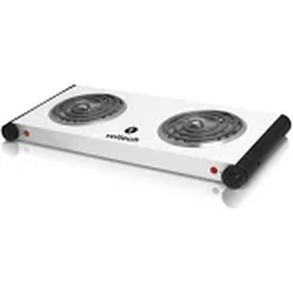 Parrilla eléctrica 2 quemadores, rectangular, Volteck Basic PAEL-2CP, 23032