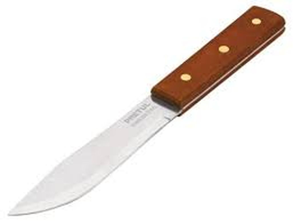 Cuchillo cebollero 5' mango de madera, Pretul CUCH-M50, 23075