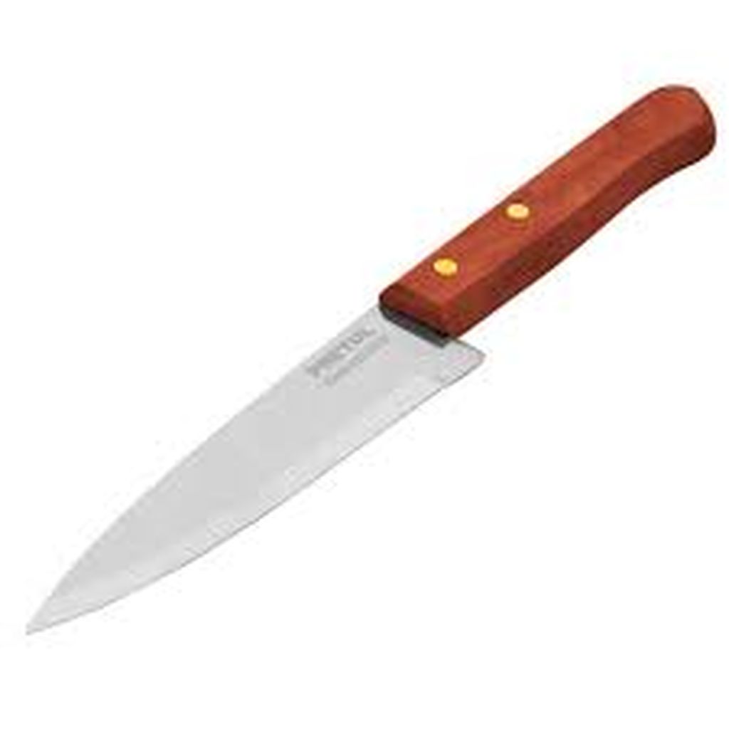Cuchillo de chef 5' mango de madera, Pretul CUCH-M51, 23079