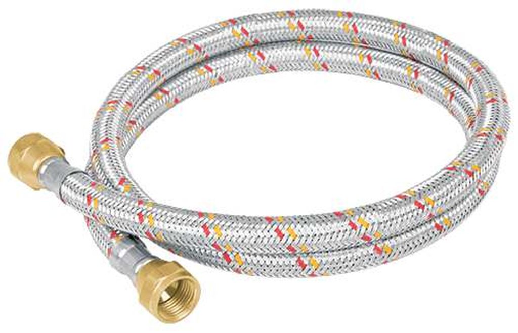 Manguera para gas, aluminio, 3/8' X 100 cm, Foset Basic FGA-10P, 24061