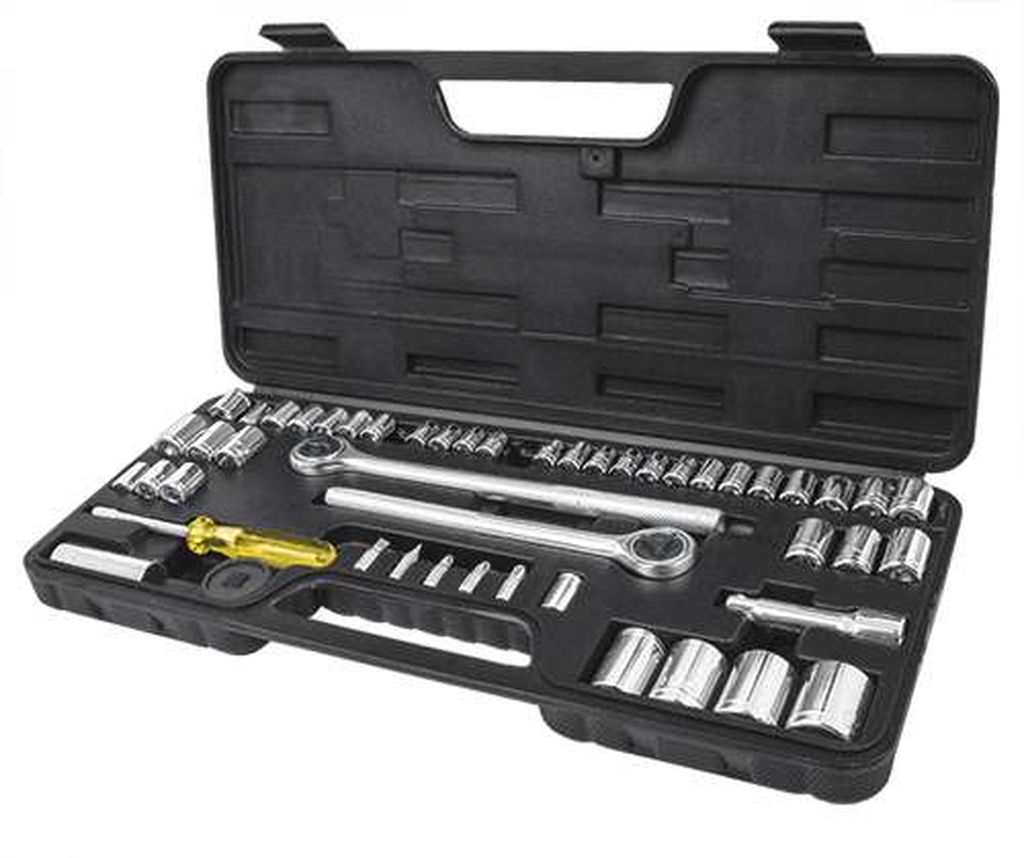 Juego 51 herramientas 1/4', 3/8' y 1/2' p/mecánico, Pretul SET-51, 24219