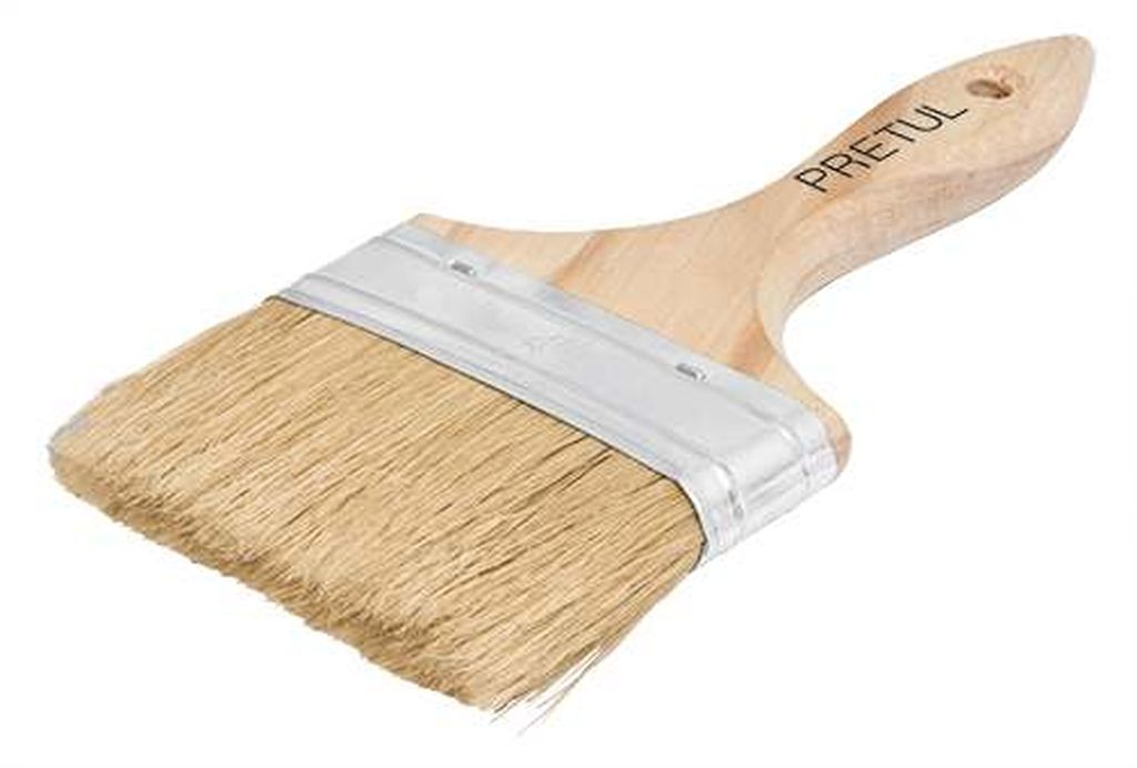 Brocha uso general de 4' con mango de madera, Pretul BRE-4, 24476