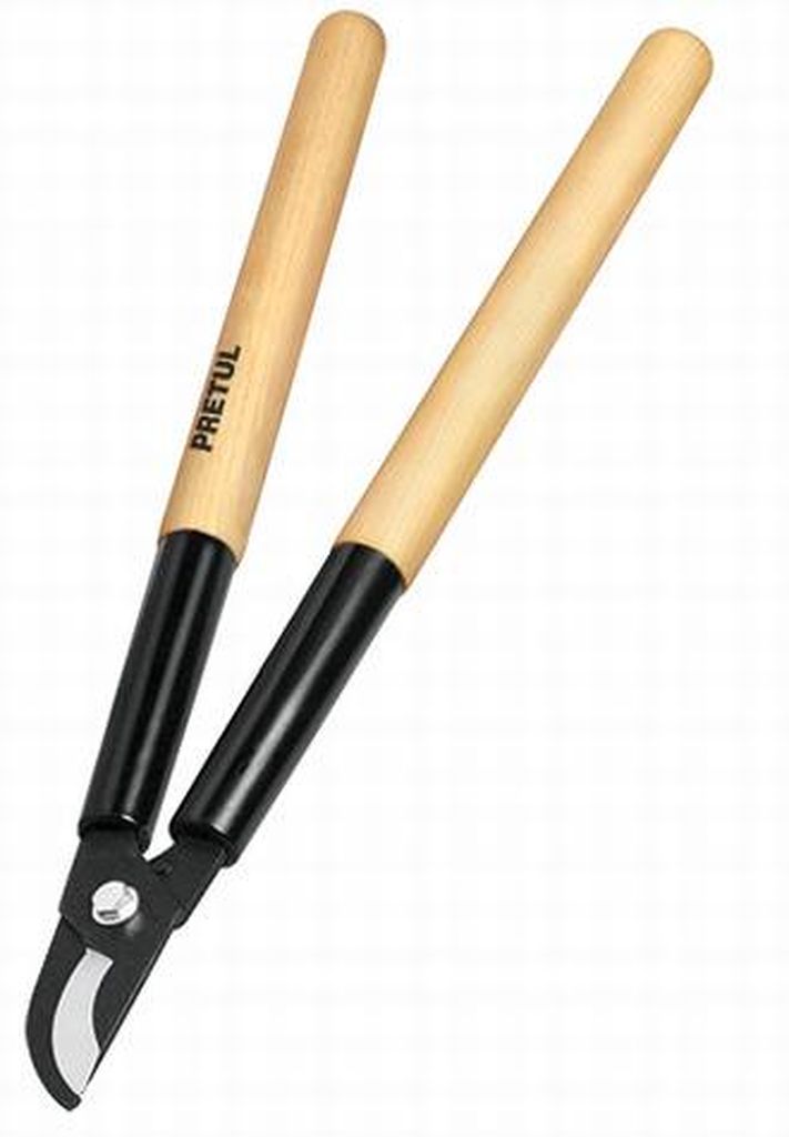 Tijera para ramas 52 cm mangos de madera / tubulares, Pretul T-122P, 25033
