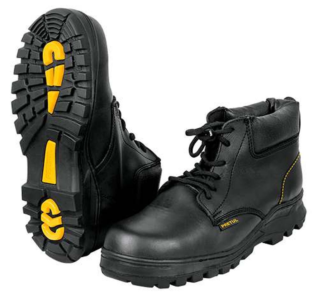 Zapato industrial negro #27 con casquillo de acero, Pretul ZC-027N, 25992