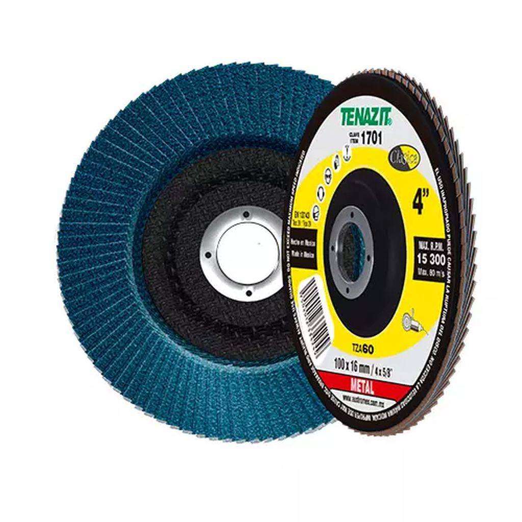 DISCO LAMINADO T-29 4"X5/8" G60  ALTO REND P/DESB. DE METAL Y ACERO INOX., TENAZIT