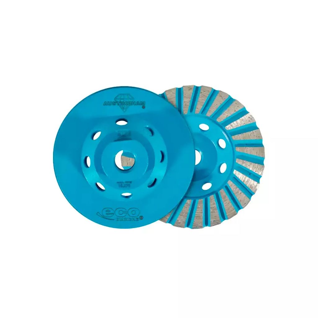 COPA DIAMANTE 4"X M14 DESBASTE PESADO Y RAPIDO ROSCA MILIMETRICA(ECO), AUSTRODIAM