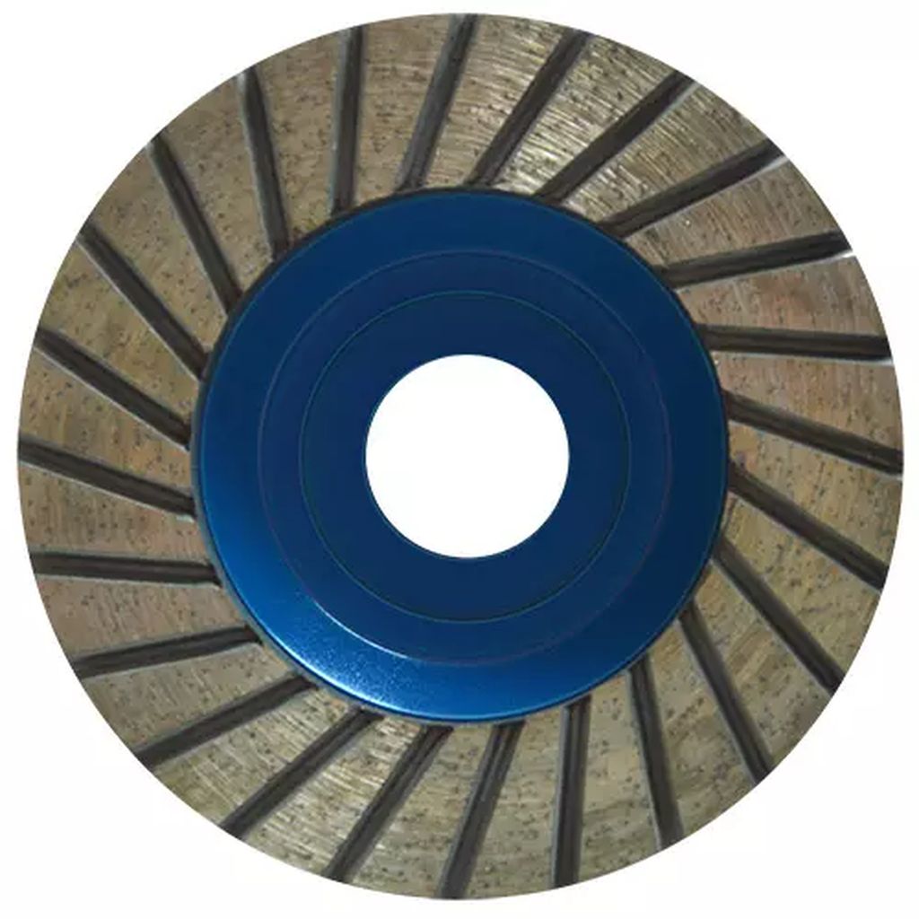 COPA DIAMANTE 4"X7/8" AZUL BRONCE (USO EN MARM-CONC-BLOQ-LADR-PIED) AUSTRODIAM, AUSTRODIAM