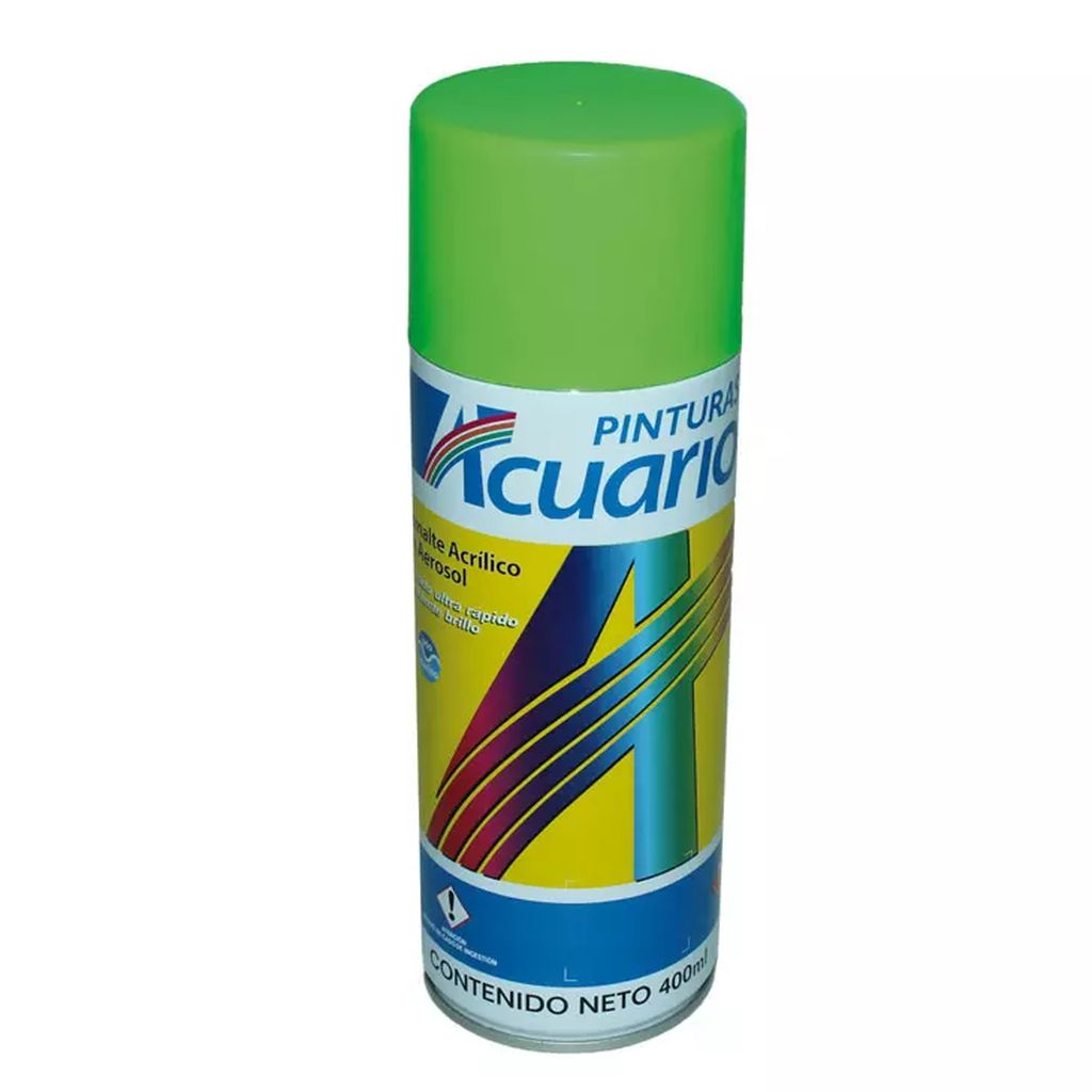 PINTURA EN AEROSOL 400ML FLUORESCENTE VERDE, ACUARIO