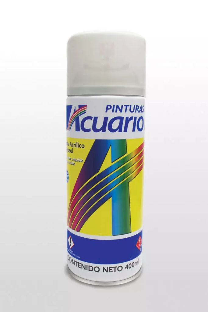 PINTURA EN AEROSOL 400ML TRANSPARENTE, ACUARIO