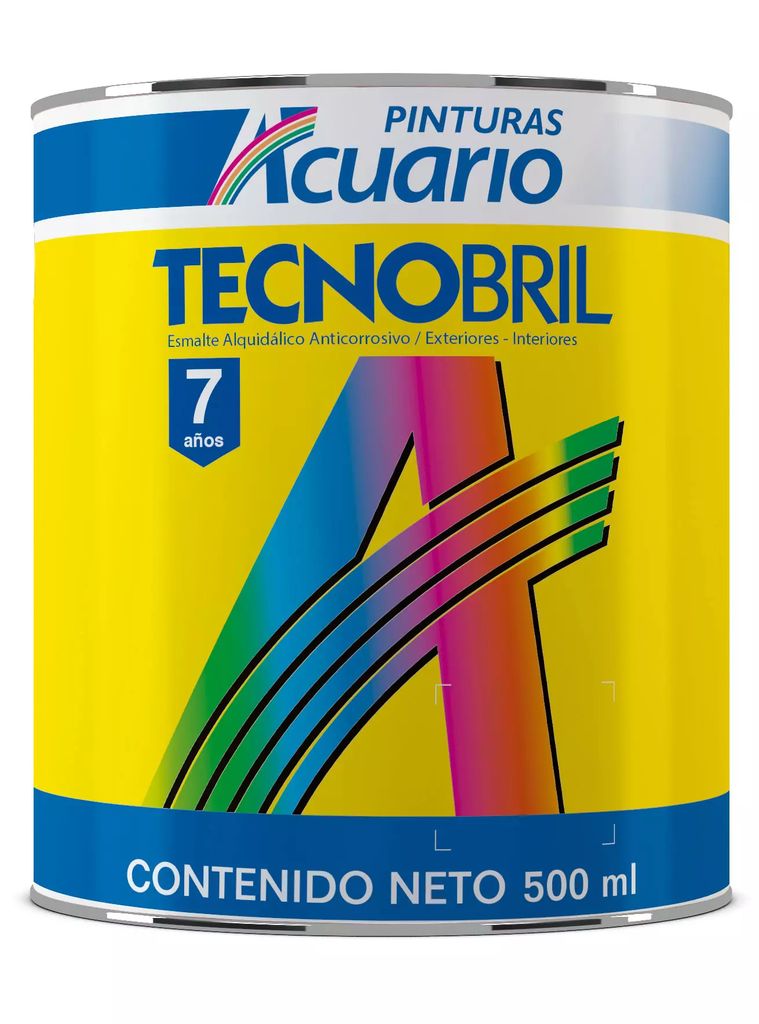ESMALTE ALQUIDALICO 500 ML NEGRO (TECNOBRIL), ACUARIO