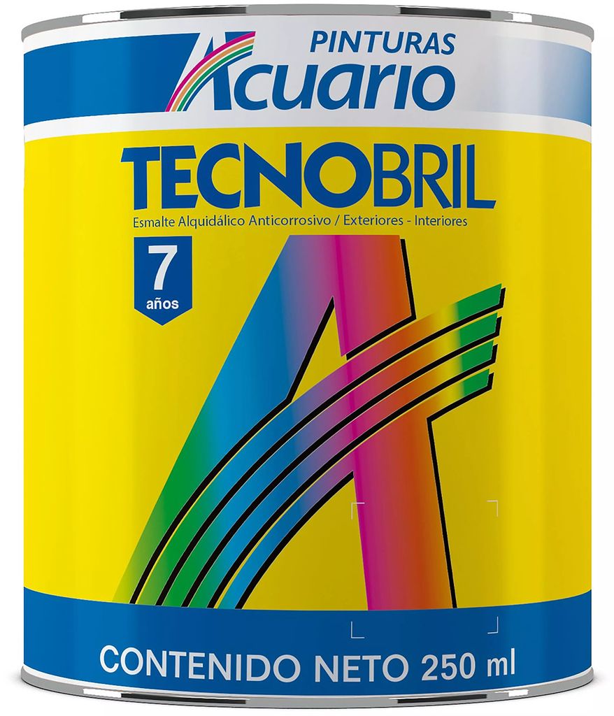 ESMALTE ALQUIDALICO 250 ML BLANCO MATE (TECNOBRIL), ACUARIO