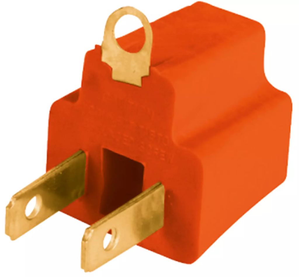 [A6 AM13] ADAPTADOR DE CLAVIJA NARANJA, AXO LIGHT