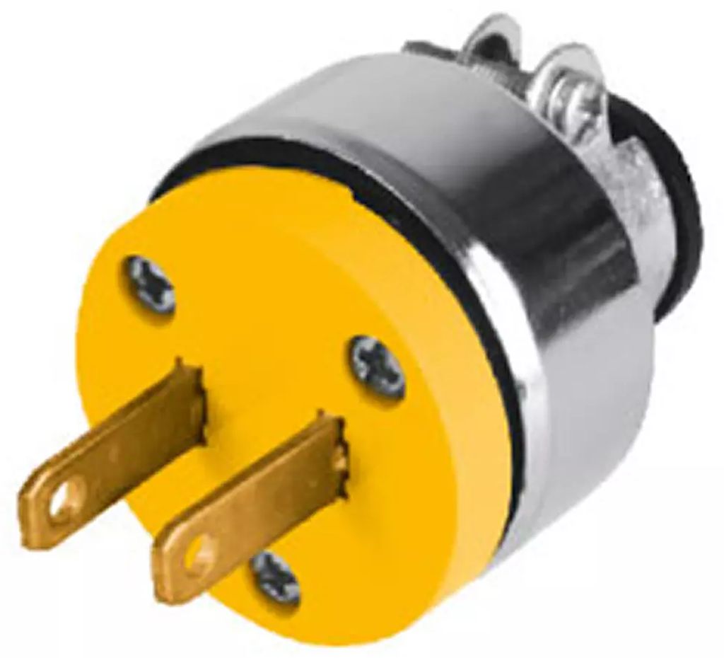 CLAVIJA ELECTRICA POLARIZADA CON ABRAZADERA METAL, AXO LIGHT