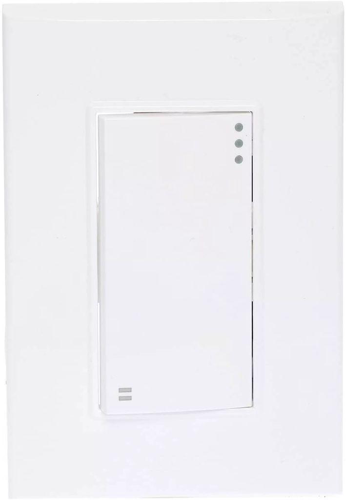 APAGADOR ELECTRICO DE ESCALERA C/PLACA DE POLICARBONATO DE 3 MODULO 125-250 V 10 A ACABADO BLANCO, AXO LIGHT