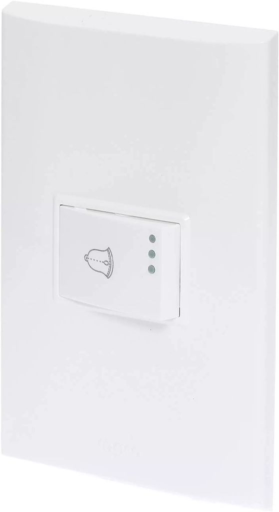 PLACA ARMADA C/TIMBRE DE 1 MODULO BLANCO, AXO LIGHT