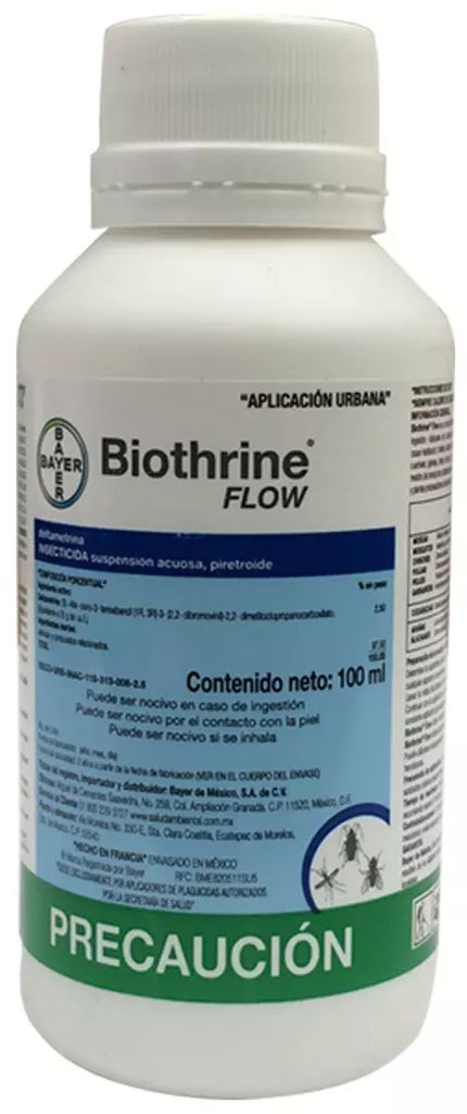 INSECTICIDA USO GENERAL EN SUSPENSION ACUOSA PIRETROIDE 100 GR (BIOTHRINE FLOW), BAYER