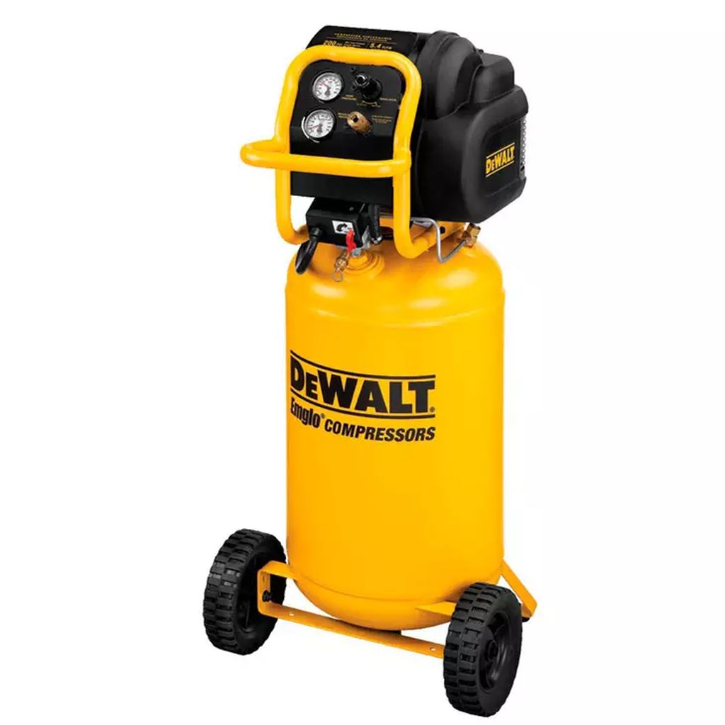 COMPRESOR LIBRE DE ACEITE 120 VOLT 1750 RPM 1.8 HP 60LT. 90PSI VERTICAL, DEWALT
