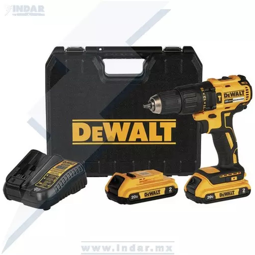 ROTOMARTILLO INALAMBRICO 1/2" 20 V 2VR 0-450/0-1500 RPM 2 BAT CAJA PLASTICA, DEWALT