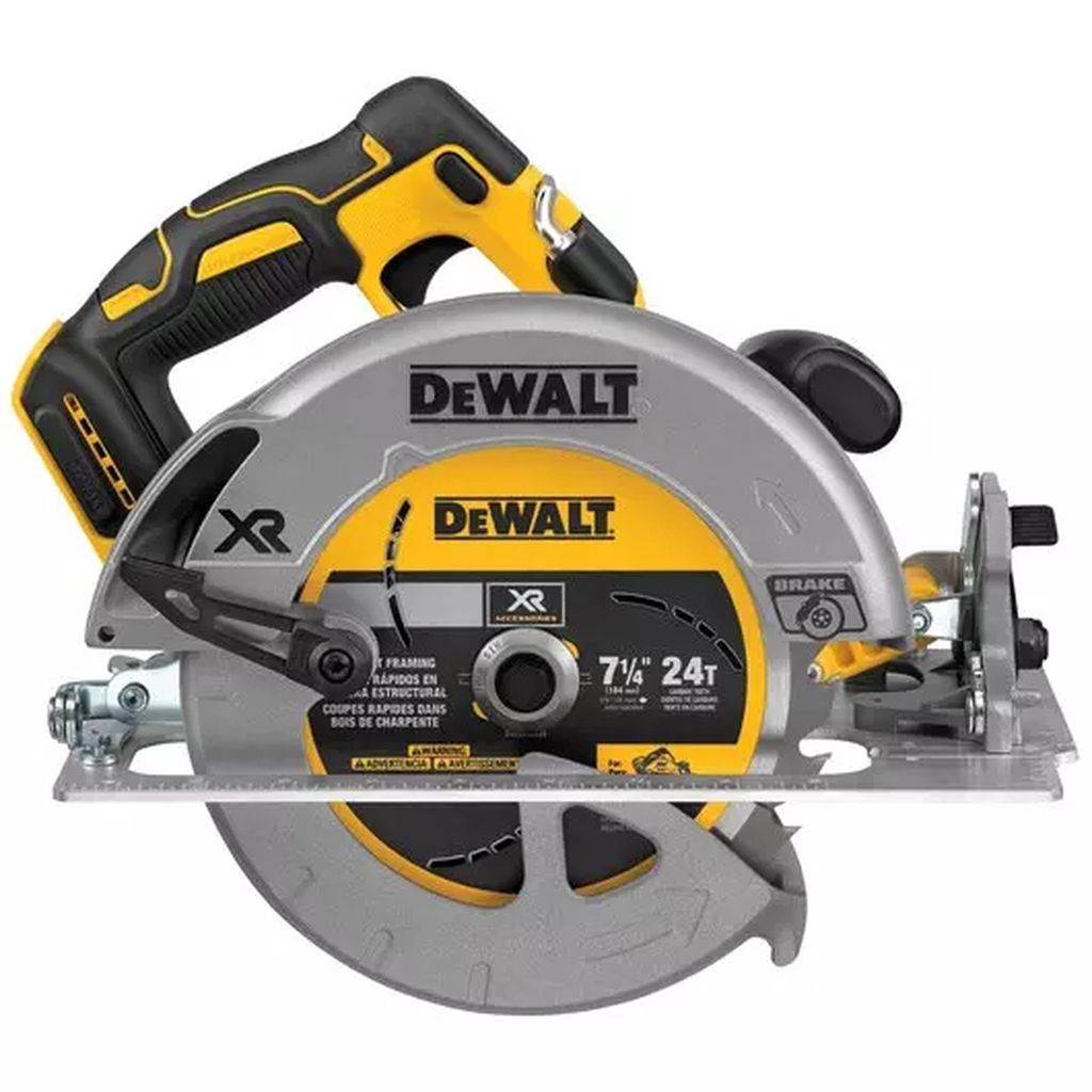 SIERRA CIRCULAR INALAMBRICA 7.1/4" 20V MAX 5500RPM XR S/CARBONES SIN BATERIAS NI CARGADOR, DEWALT