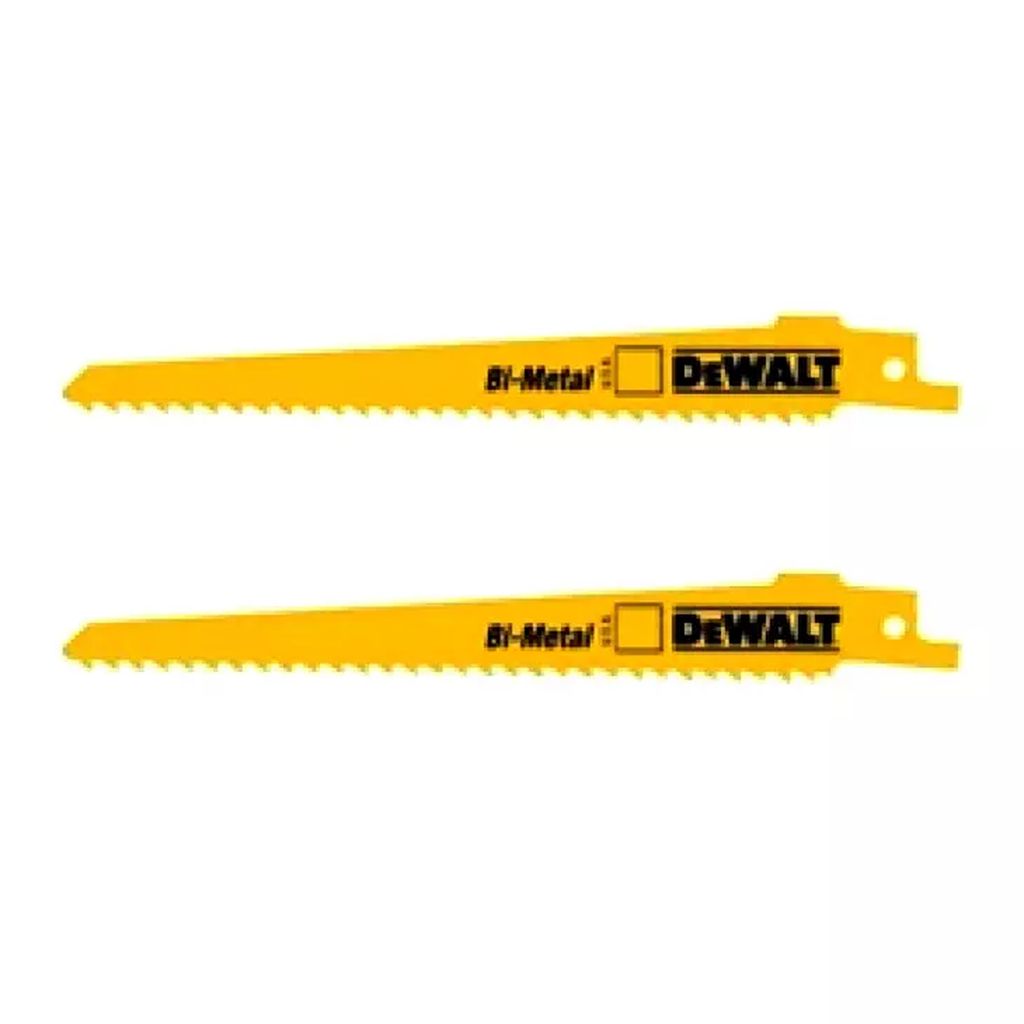 SEGUETA P/SIERRA SABLE BIM 06" X 24 DPP P/METAL (2 PZAS), DEWALT