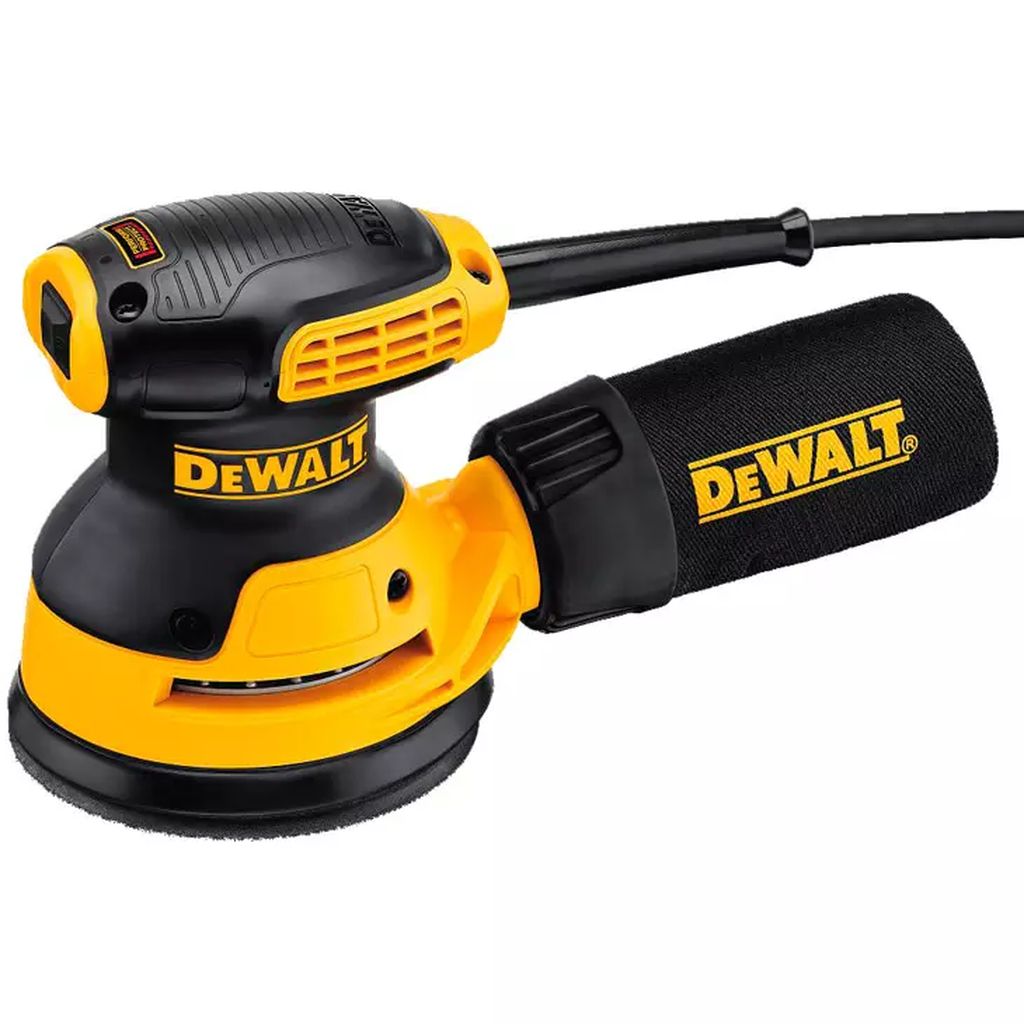LIJADORA ROTO-ORBITAL 5" 280 W 12000 OPM CON BOLSA RECOLECTORA DE POLVO, DEWALT