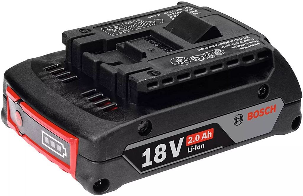 BATERIA 18 V LI-ION 2.0 AH COMPACTA INDICADOR DE CARGA TECNOLOGIA COOLPACK (GBA 18V 2.0AH), BOSCH