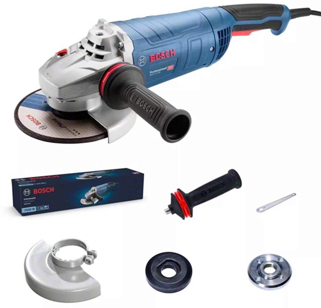 ESMERILADORA ANGULAR 7" 2500 W 8500 RPM M14 INTERRUPTOR TRI-CONTROL (GWS 25-180), BOSCH