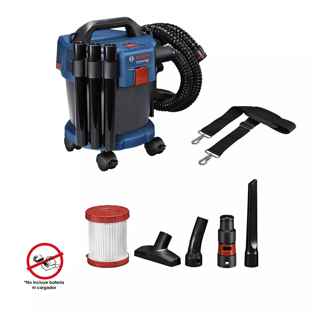 ASPIRADORA INALAMBRICA 18 V 10L DE POLVO HUMEDO/SECO L PROFECIONAL (GAS 18V-10), BOSCH
