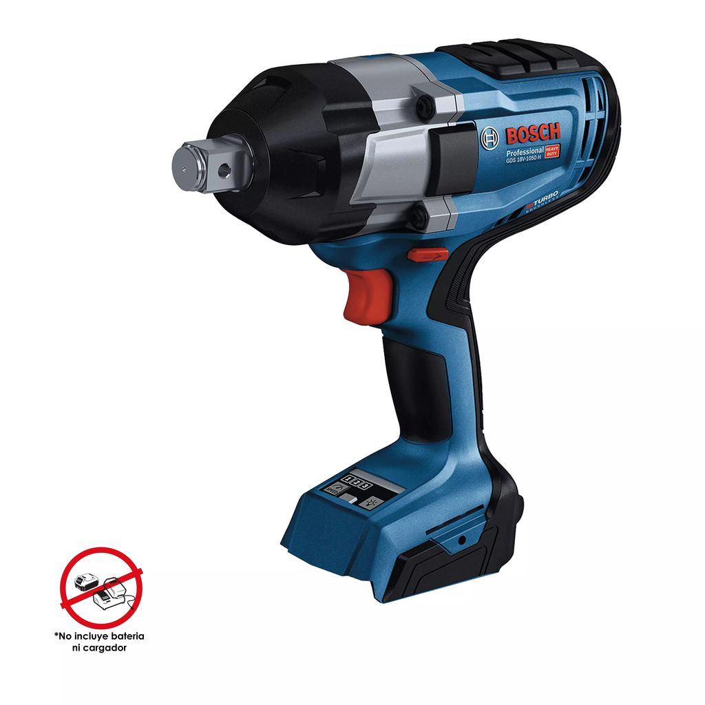 PISTOLA DE IMPACTO INALAMBRICA 3/4" 18V VVR 0-800 /1200/1750 RPM BRUSHLESS 1050NM S/BAT(GDR 120-LI), BOSCH