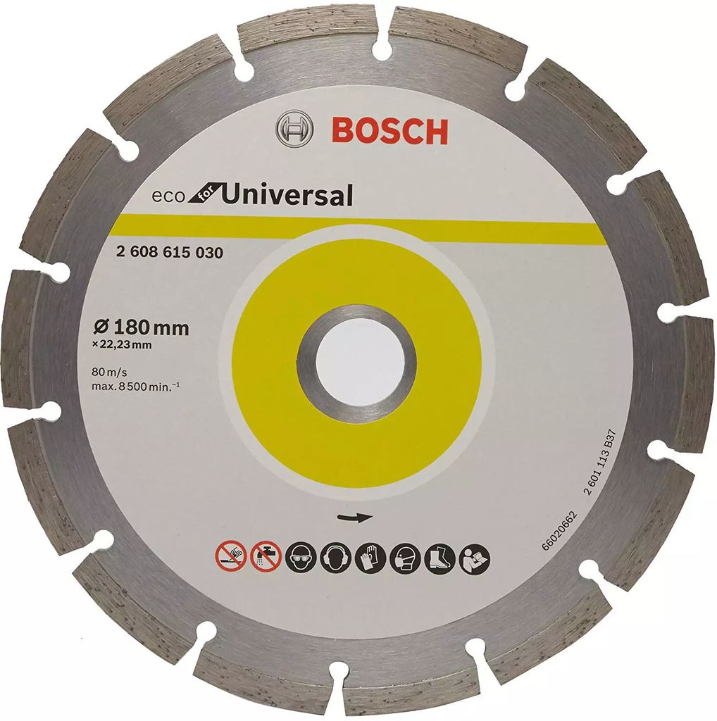 DISCO DE DIAMANTE 7"X7/8" SEGMENTADO USOS GENERALES (ECO FOR UNIVERSAL), BOSCH