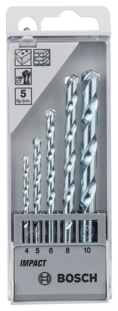 JUEGO DE BROCAS PARA CONCRETO (CYL-1) (5 PZAS), BOSCH