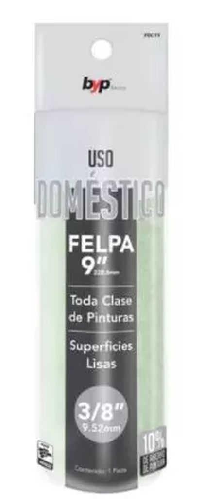 FELPA P/ RODILLO 9" ECONO ROLL 3/8", BYP