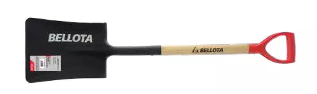 PALA CUADRADA MANGO ESTANDAR 39"X10" EN D METALICO(SAMRT), BELLOTA
